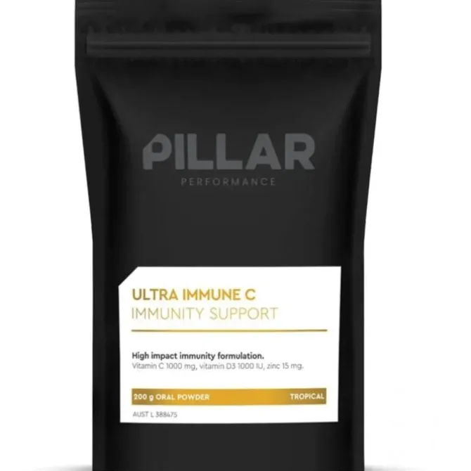 PillarPerformance Sportnahrung>Ultra Immune C Powder Tropical Pouch (200g) Schwarz