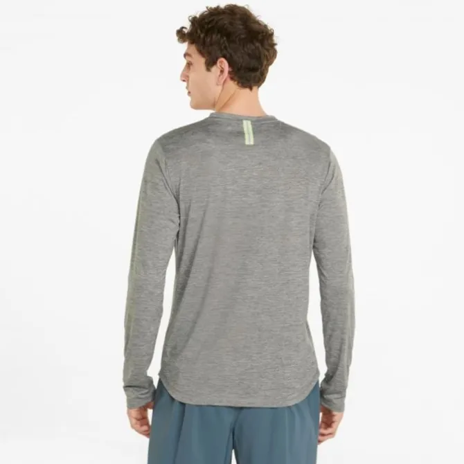 Puma Laufshirts>Run Long Sleeve Tee Grau