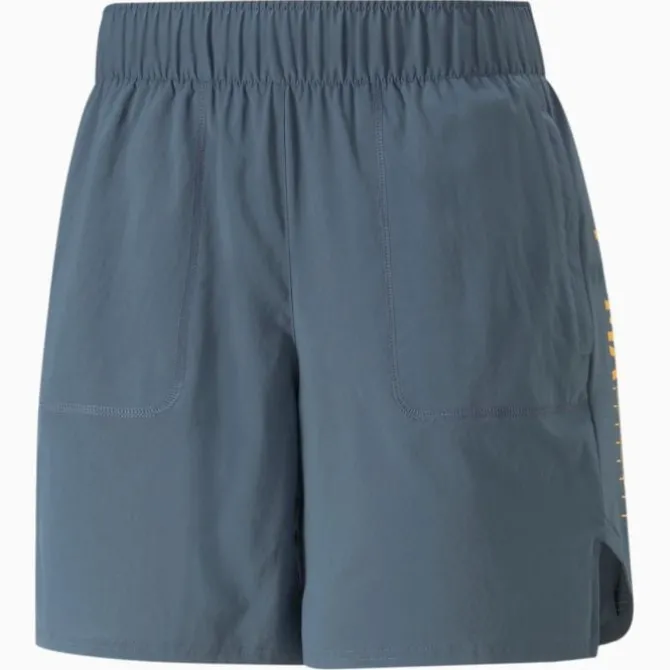 Puma Laufshorts>Run PLCD Graphic 7" Shorts Blau