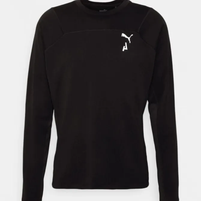 Puma Laufshirts>Seasons Polypropylene Rain Long Sleeve Schwarz