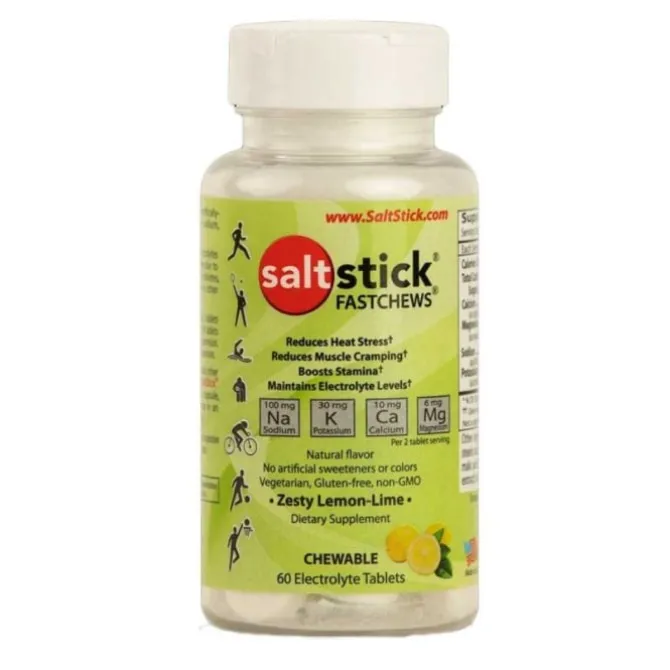 Saltstick Sportnahrung>Fastchews 60ct Bottle Lemon/Lime