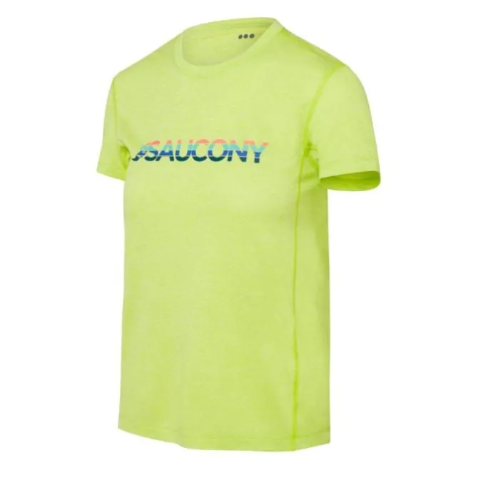 Saucony Laufshirts>Stopwatch Graphic Short Sleeve Grün