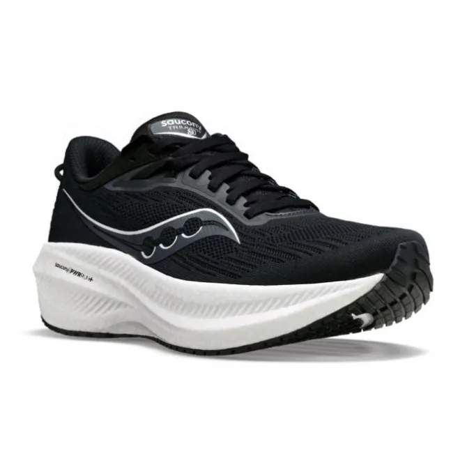 Saucony Neutrale Laufschuhe | Allround Laufschuhe>Triumph 21 Wide Schwarz