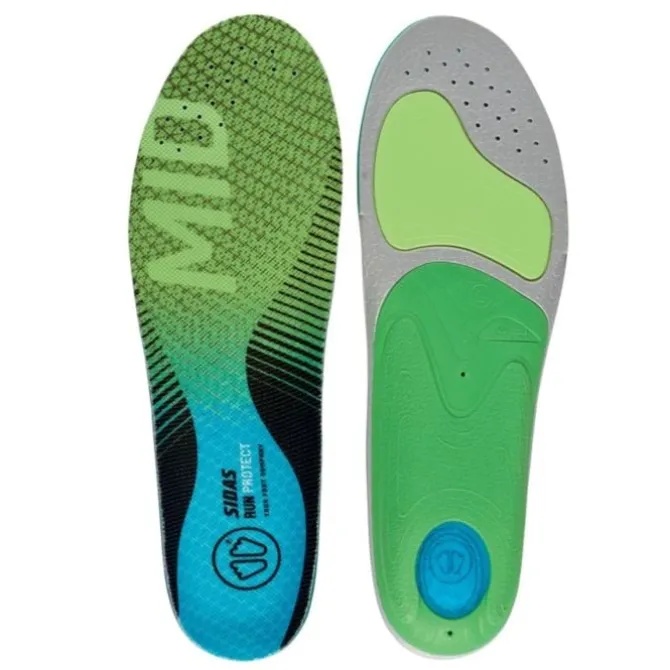 Sidas Einlegesohlen>Run 3Feet Protect Mid Soles Grün