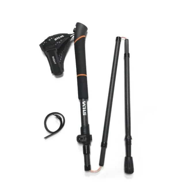 Silva Nordic Walking Stöcke>Running Poles Carbon Adjustable Schwarz