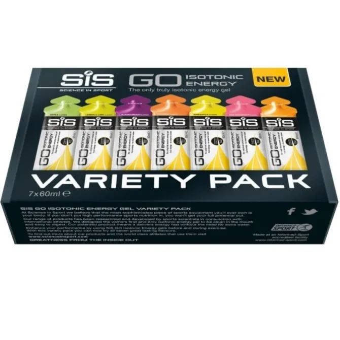 SIS Sportnahrung>Go Isotonic Energy 7 Pack Variety Gels