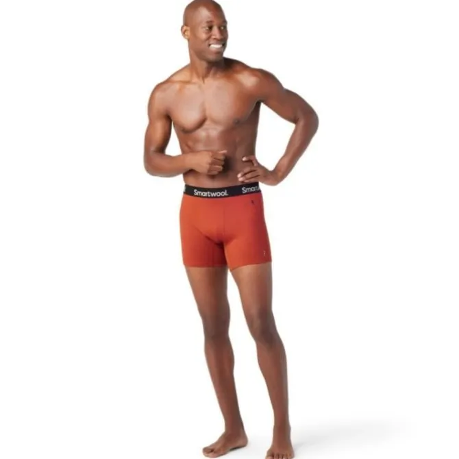 Smartwool Laufunterwäsche>Boxer Brief Boxed Wool Rot