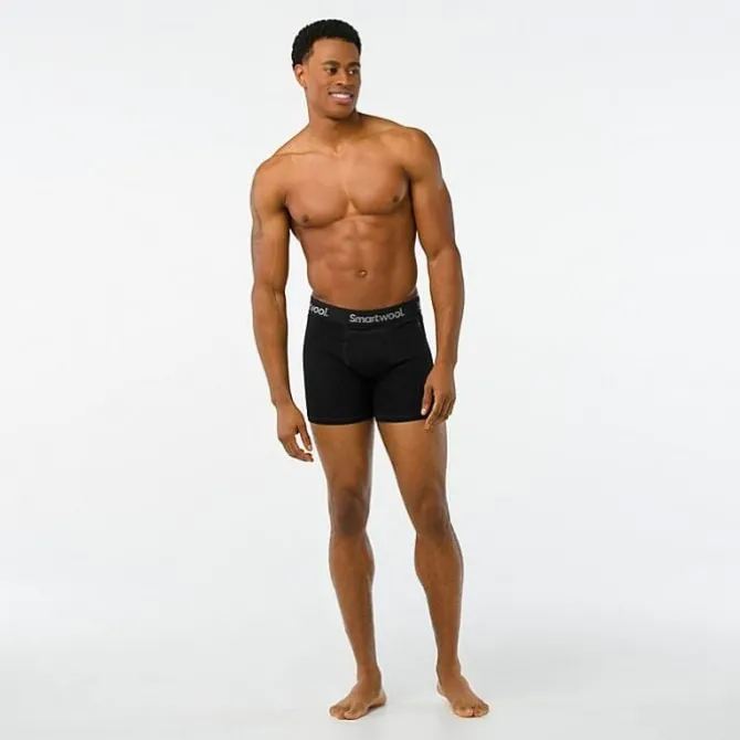 Smartwool Laufunterwäsche>Merino Boxer Brief Schwarz