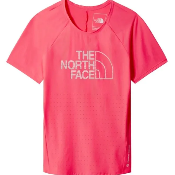 The North Face Laufshirts>Flight Weightless S/S Shirt Rot