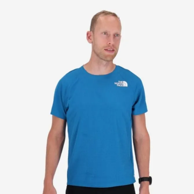 The North Face Laufshirts>Flight Weightless S/S Shirt Blau