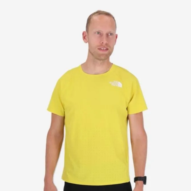 The North Face Laufshirts>Flight Weightless S/S Shirt Gelb