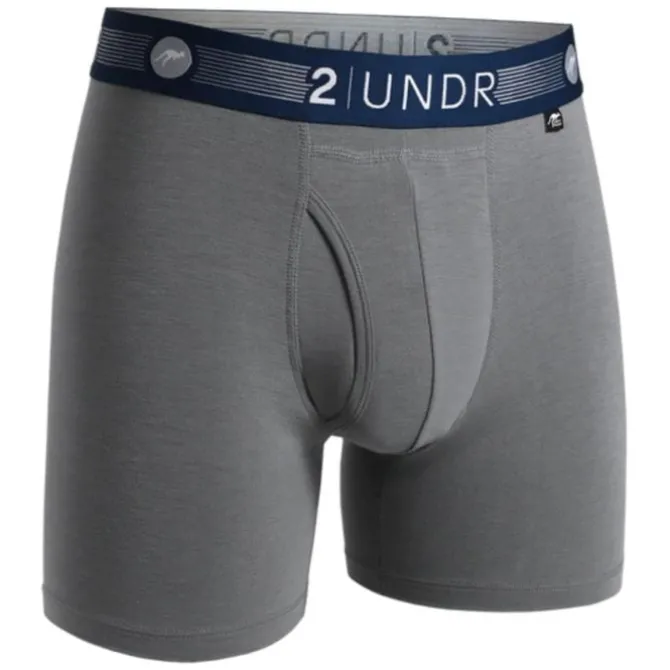 2UNDR Laufunterwäsche>Flow Shift Boxer Grau