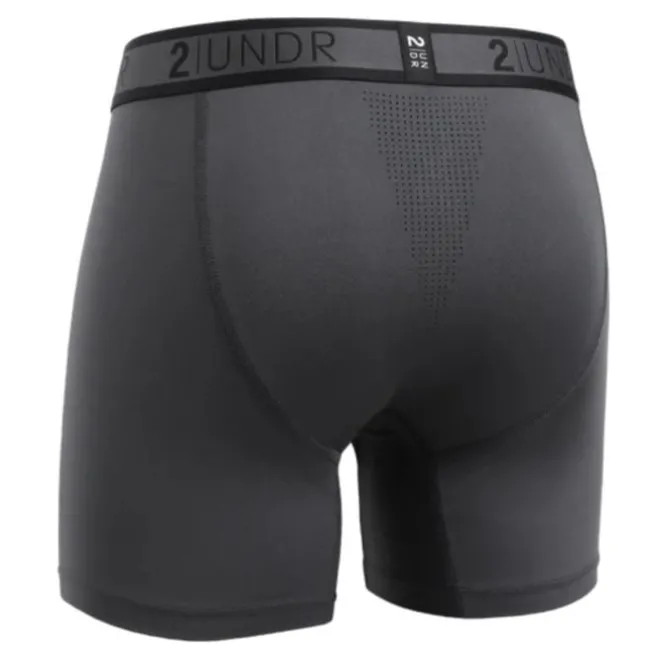 2UNDR Laufunterwäsche>Sport Shift Boxer Schwarz