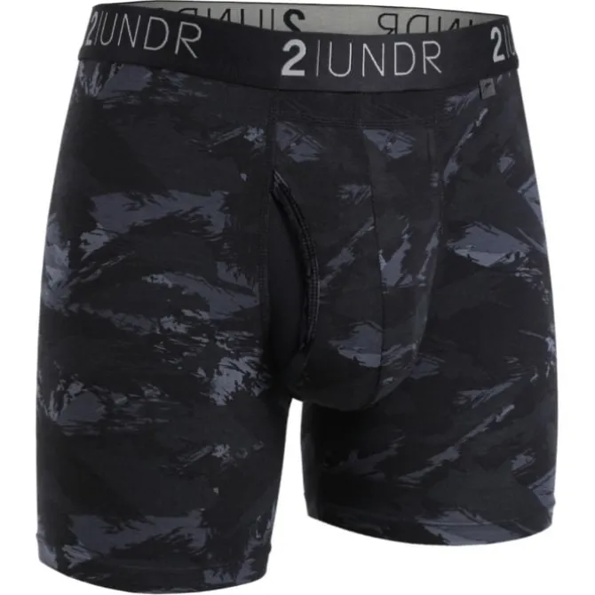 2UNDR Laufunterwäsche>Swing Shift Boxer Schwarz