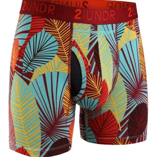 2UNDR Laufunterwäsche>Swing Shift Boxer Rot