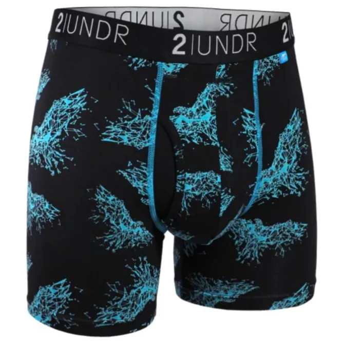 2UNDR Laufunterwäsche>Swing Shift Boxer Blau