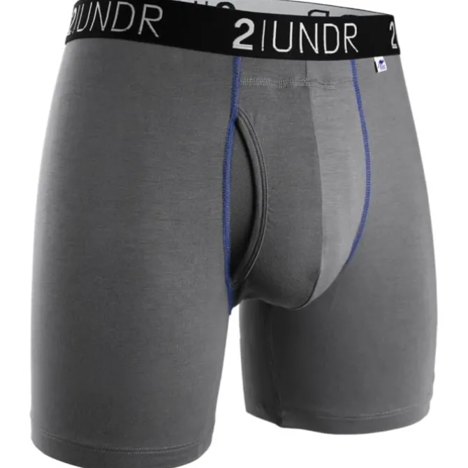 2UNDR Laufunterwäsche>Swing Shift Boxer Grau