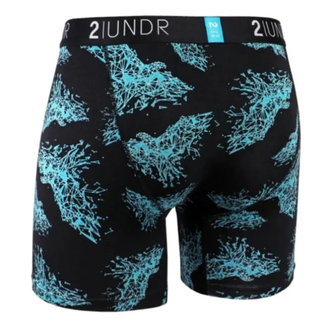 2UNDR Laufunterwäsche>Swing Shift Boxer Blau