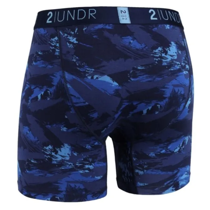 2UNDR Laufunterwäsche>Swing Shift Boxer Blau