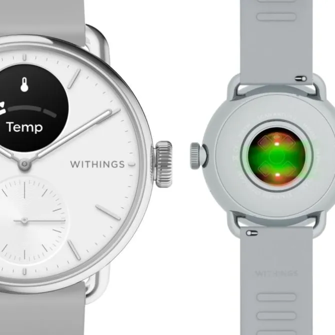 Withings Laufuhren / Pulsuhren>Scanwatch 2 38mm Weiß