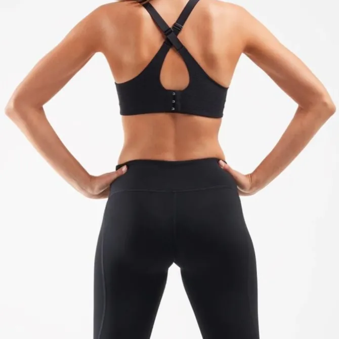 2XU Sport-bhs>Aero Medium Impact Bra Schwarz