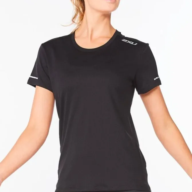 2XU Laufshirts>Aero Tee Silber