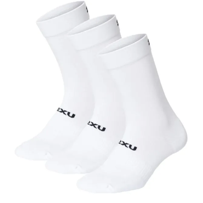 2XU Socken & Strümpfe | Laufsocken>Crew Socks 3 Pack Weiß