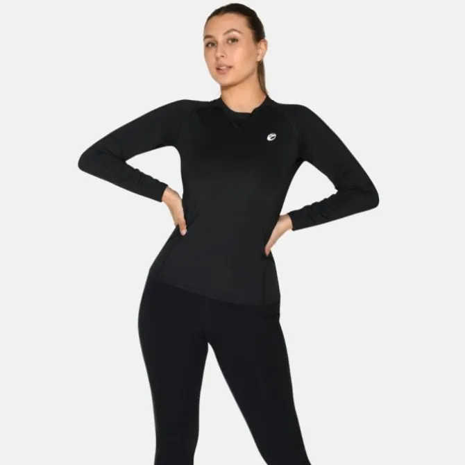 Zebdia Laufunterwüsche | Laufshirts>Baselayer LS Tee Schwarz