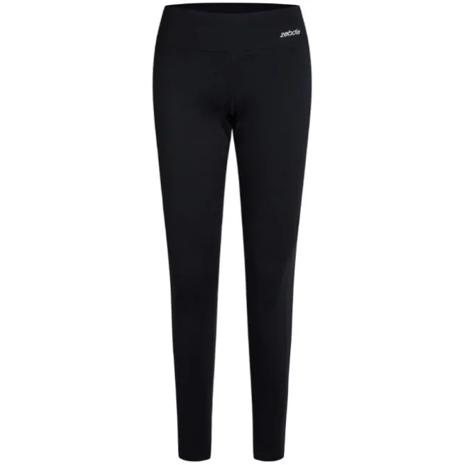 Zebdia Laufhosen>Running Tights Schwarz