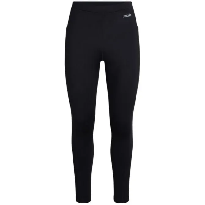 Zebdia Laufhosen>Running Tights Schwarz