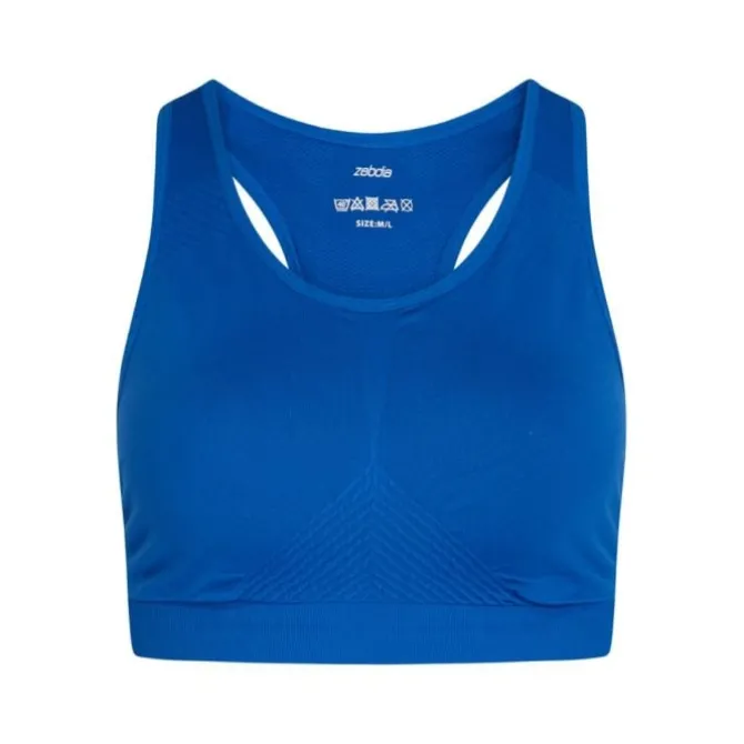 Zebdia Sport-bhs>Seamless Bra Blau