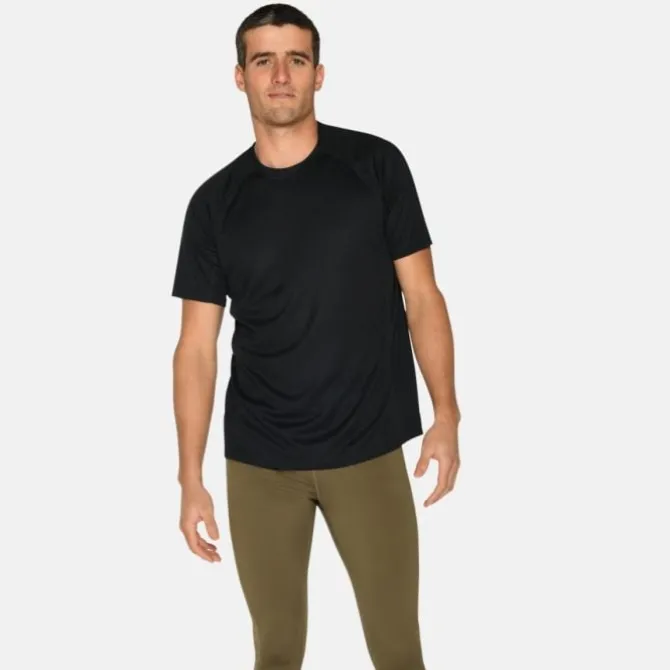 Zebdia Laufshirts>Sports SS Tee Schwarz